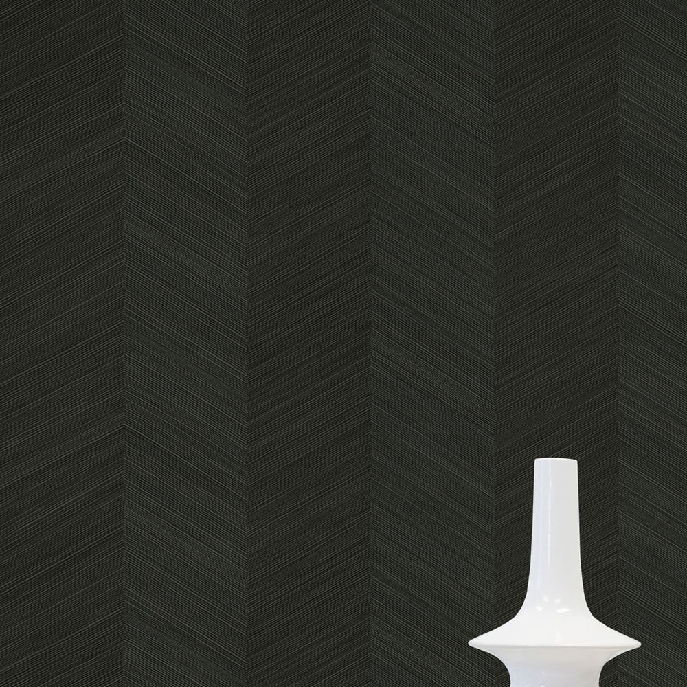 
                  
                    TC70110 vase black chevy hemp embossed vinyl wallpaper from the More Textures collection by Seabrook Designs
                  
                