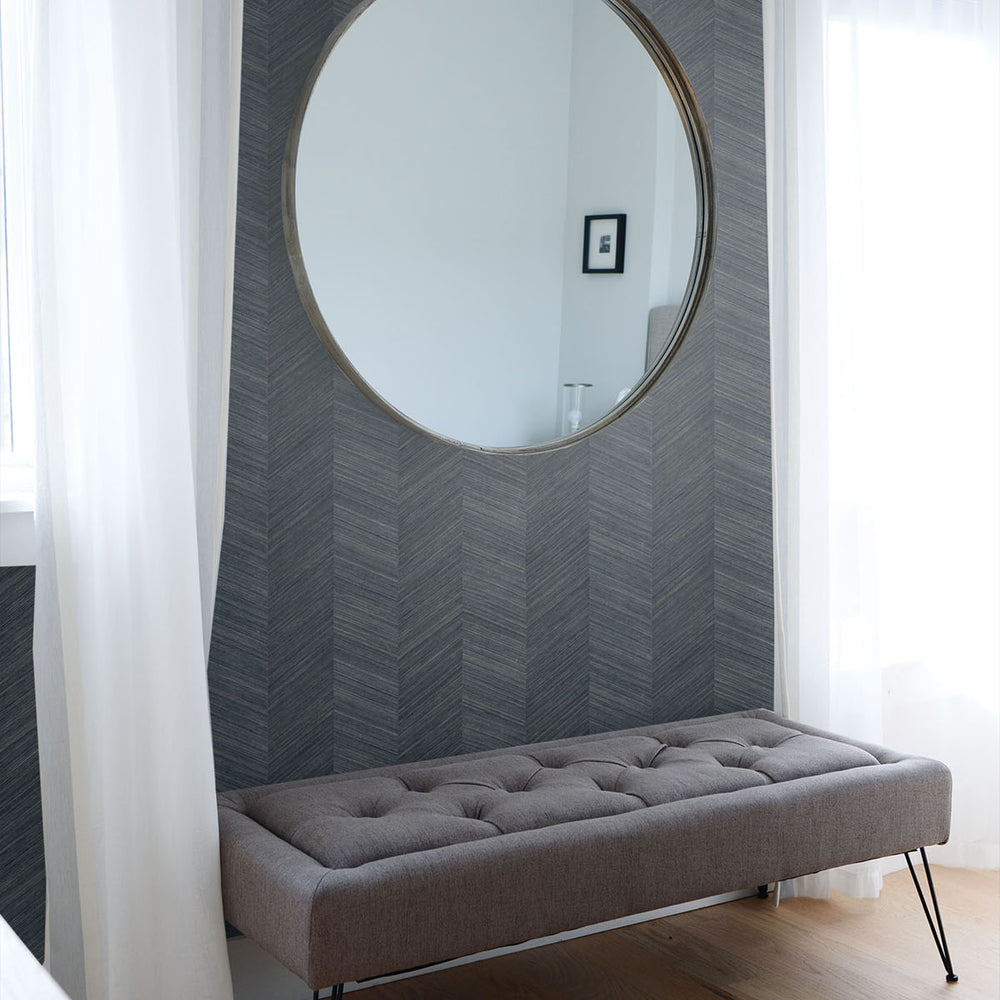 
                  
                    TC70112 bench blue chevy hemp embossed vinyl wallpaper from the More Textures collection by Seabrook Designs
                  
                
