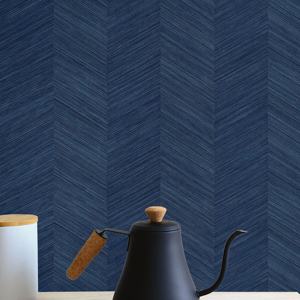 
                  
                    TC70122 kitchen blue chevy hemp embossed vinyl wallpaper from the More Textures collection by Seabrook Designs
                  
                