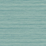 TC70302 teal shantung silk embossed vinyl wallpaper from the More Textures collection by Seabrook Designs