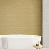 TC70307 bathroom neutral shantung silk embossed vinyl wallpaper from the More Textures collection by Seabrook Designs