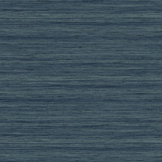 TC70312 blue shantung silk embossed vinyl wallpaper from the More Textures collection by Seabrook Designs