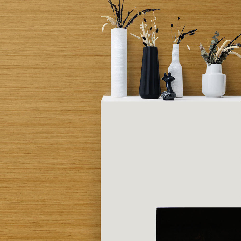 
                  
                    TC70315 fireplace gold shantung silk embossed vinyl wallpaper from the More Textures collection by Seabrook Designs
                  
                