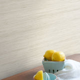 TC70321 kitchen cream shantung silk embossed vinyl wallpaper from the More Textures collection by Seabrook Designs