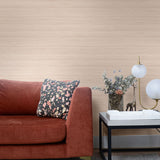 TC70331 sofa pink shantung silk embossed vinyl wallpaper from the More Textures collection by Seabrook Designs