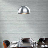 TC70338 dining room gray shantung silk embossed vinyl wallpaper from the More Textures collection by Seabrook Designs