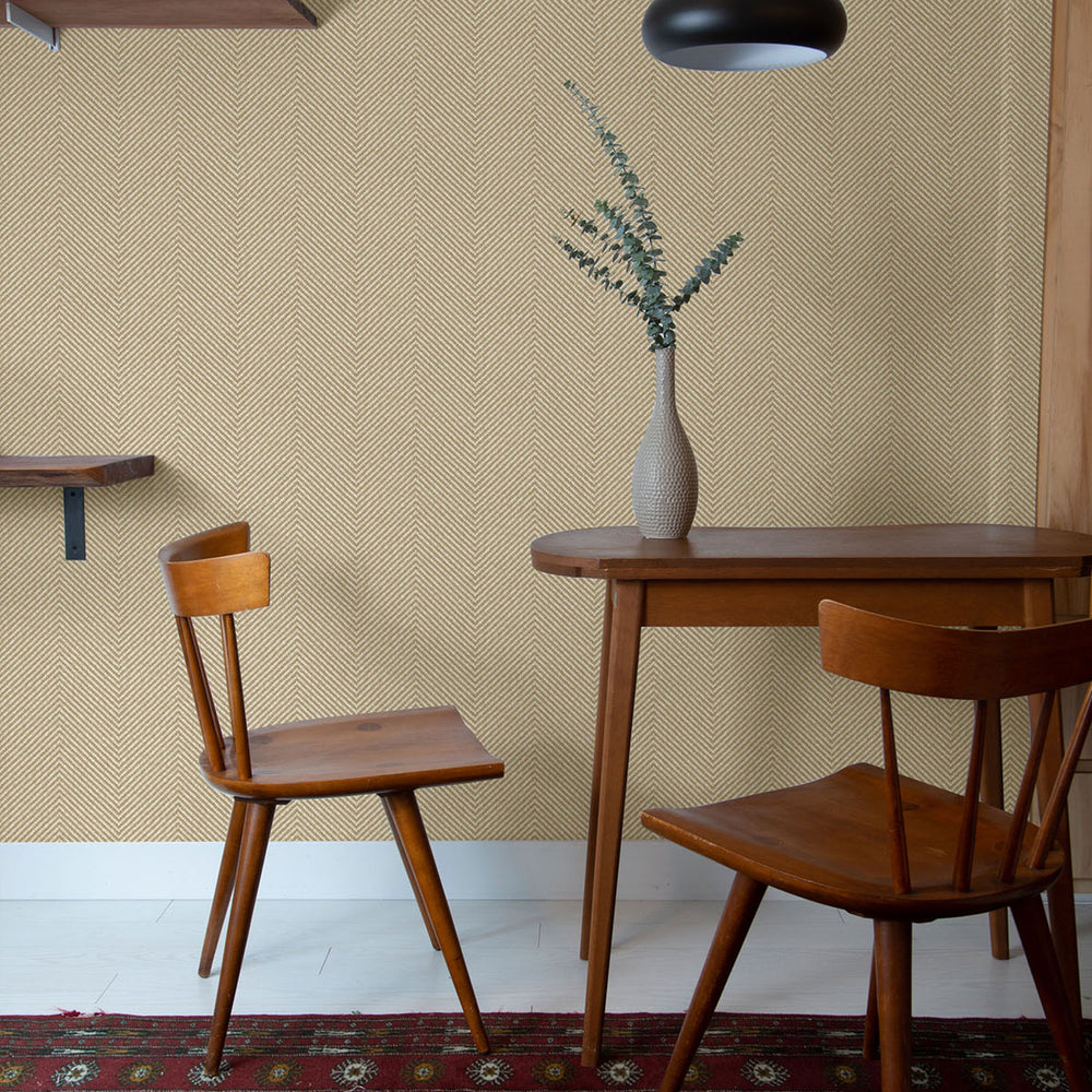 
                  
                    TC70405 dining room beige cafe chevron embossed vinyl wallpaper from the More Textures collection by Seabrook Designs
                  
                