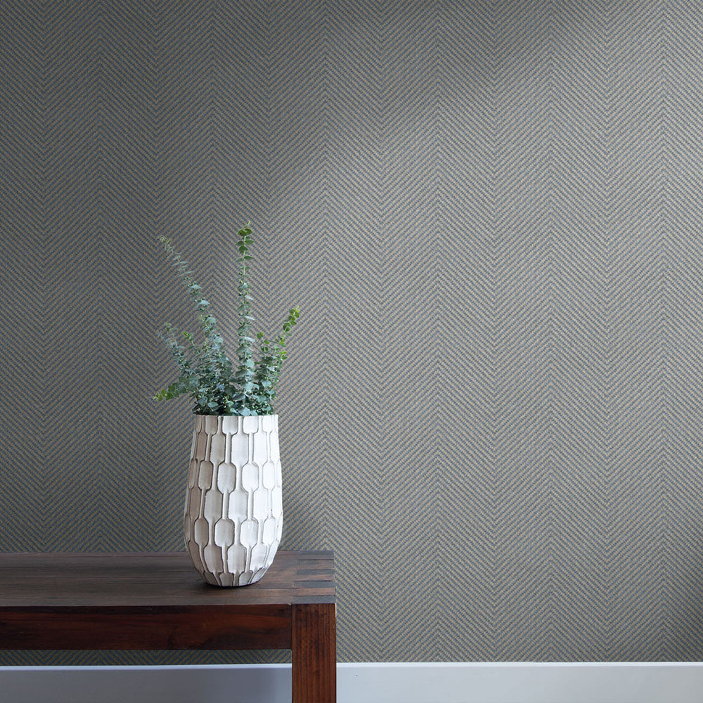 
                  
                    TC70428 bench gray cafe chevron embossed vinyl wallpaper from the More Textures collection by Seabrook Designs
                  
                