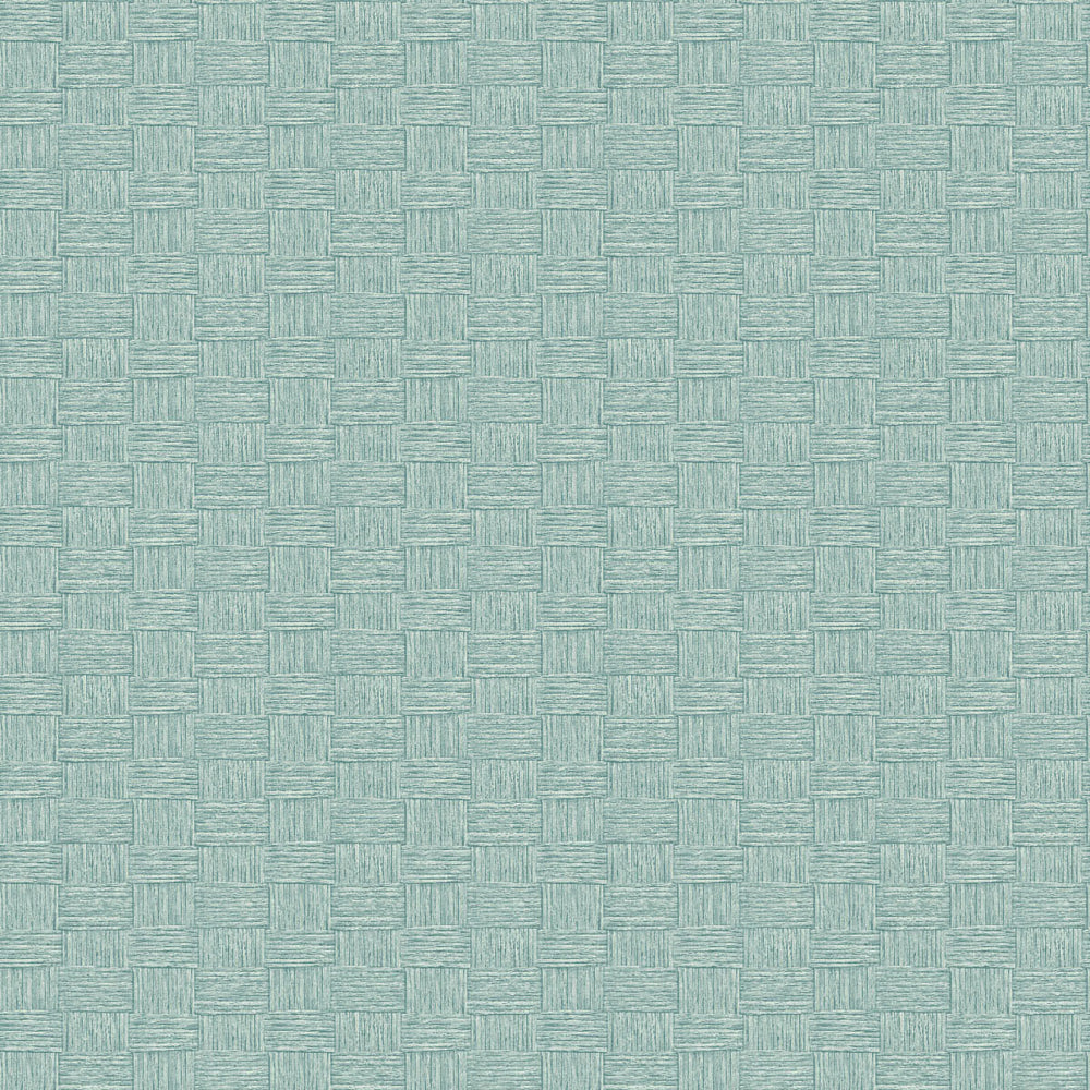 TC70502 teal seagrass weave embossed vinyl wallpaper from the More Textures collection by Seabrook Designs