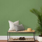 TC70504 entry green seagrass weave embossed vinyl wallpaper from the More Textures collection by Seabrook Designs