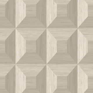 TC70605 tan squared away geometric embossed vinyl wallpaper from the More Textures collection by Seabrook Designs