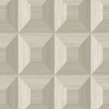 TC70605 tan squared away geometric embossed vinyl wallpaper from the More Textures collection by Seabrook Designs