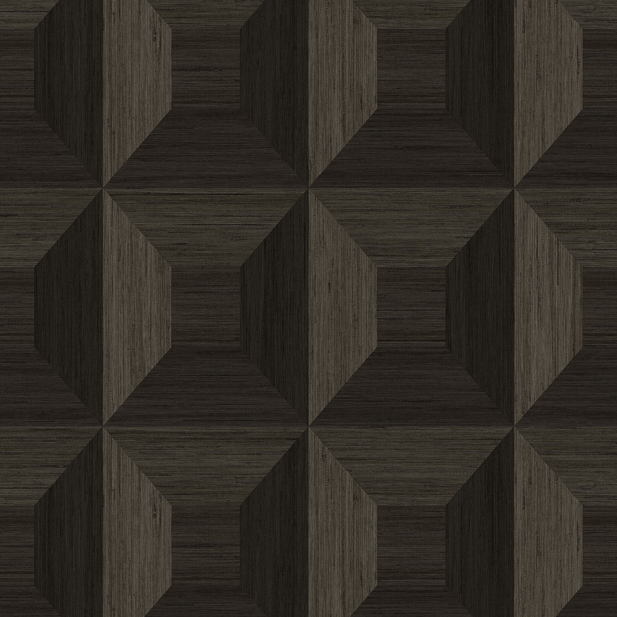 TC70606 brown squared away geometric embossed vinyl wallpaper from the More Textures collection by Seabrook Designs