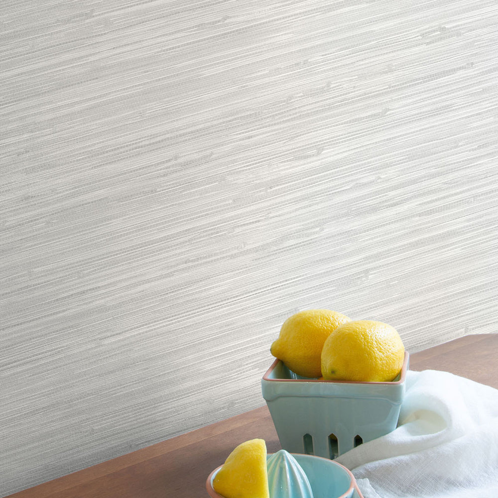 
                  
                    TC70700 kitchen white sisal hemp grasscloth embossed vinyl wallpaper from the More Textures collection by Seabrook Designs
                  
                