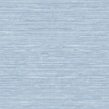 TC70702 blue sisal hemp grasscloth embossed vinyl wallpaper from the More Textures collection by Seabrook Designs