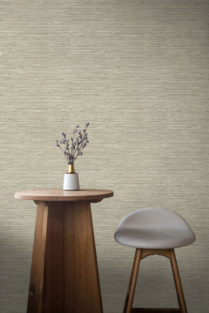 TC70707 table tan sisal hemp grasscloth embossed vinyl wallpaper from the More Textures collection by Seabrook Designs