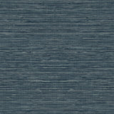 TC70712 blue sisal hemp grasscloth embossed vinyl wallpaper from the More Textures collection by Seabrook Designs