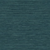 TC70714 teal sisal hemp grasscloth embossed vinyl wallpaper from the More Textures collection by Seabrook Designs