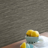 TC70717 kitchen tan sisal hemp grasscloth embossed vinyl wallpaper from the More Textures collection by Seabrook Designs