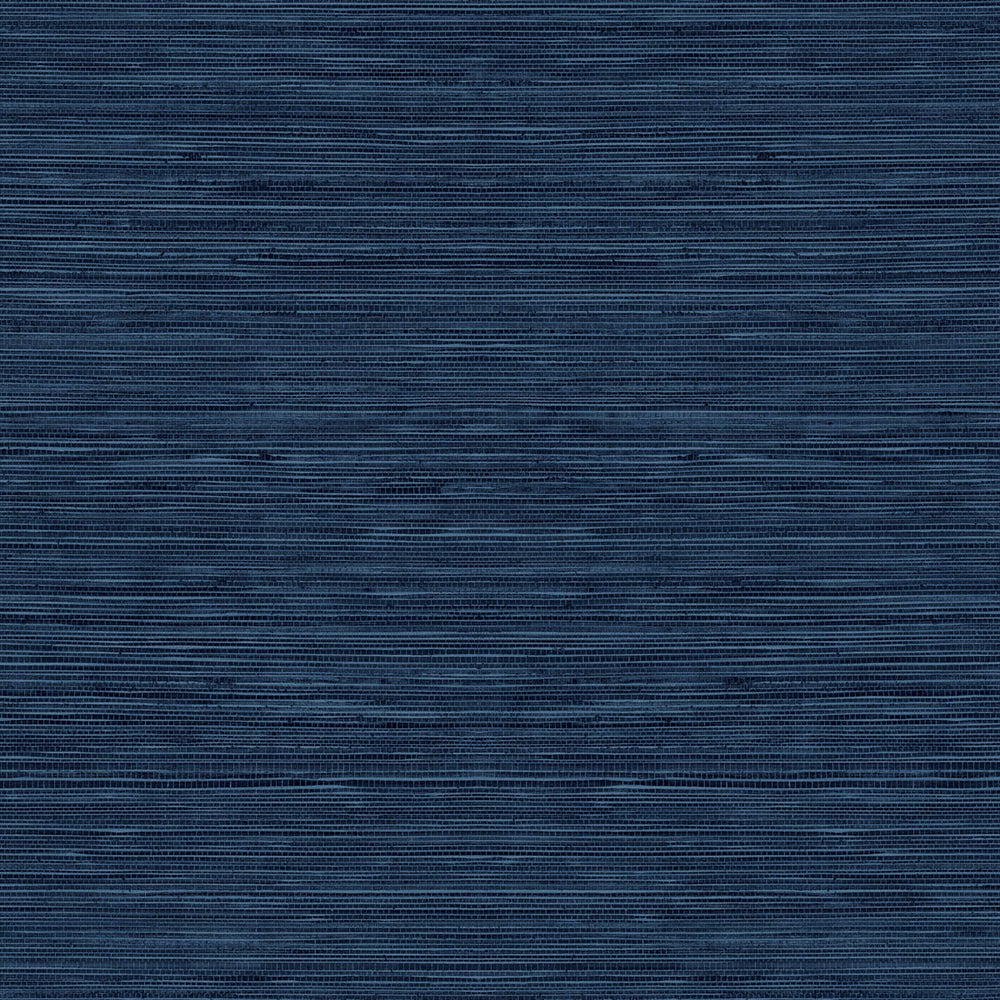 TC70722 blue sisal hemp grasscloth embossed vinyl wallpaper from the More Textures collection by Seabrook Designs