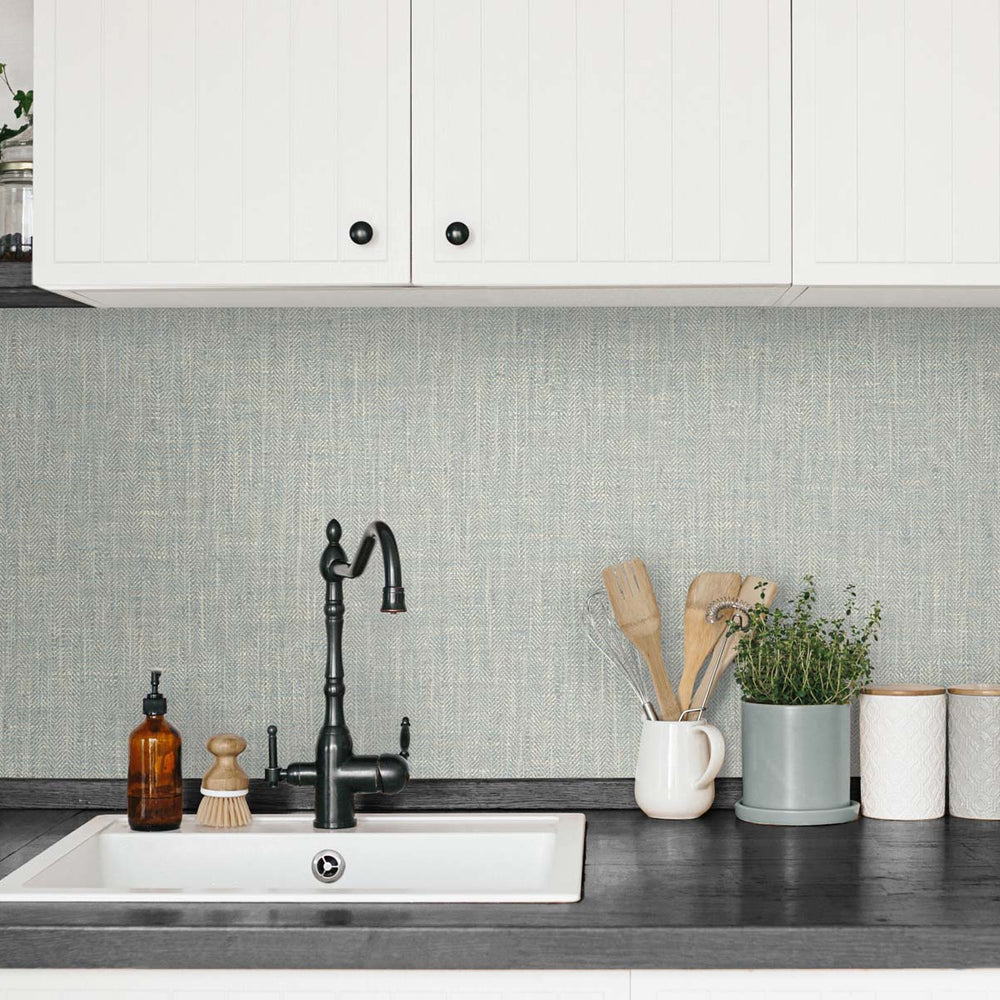 
                  
                    TG60038 vinyl linen wallpaper kitchen from the Tedlar Textures collection by DuPont
                  
                