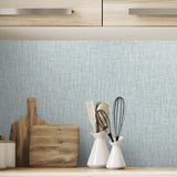 TG60046 vinyl linen wallpaper kitchen from the Tedlar Textures collection by DuPont