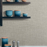 TG60142 faux linen vinyl wallpaper decor from DuPont