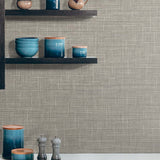 TG60144 faux linen vinyl wallpaper decor from DuPont