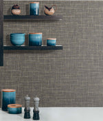 TG60149 faux linen vinyl wallpaper decor from DuPont