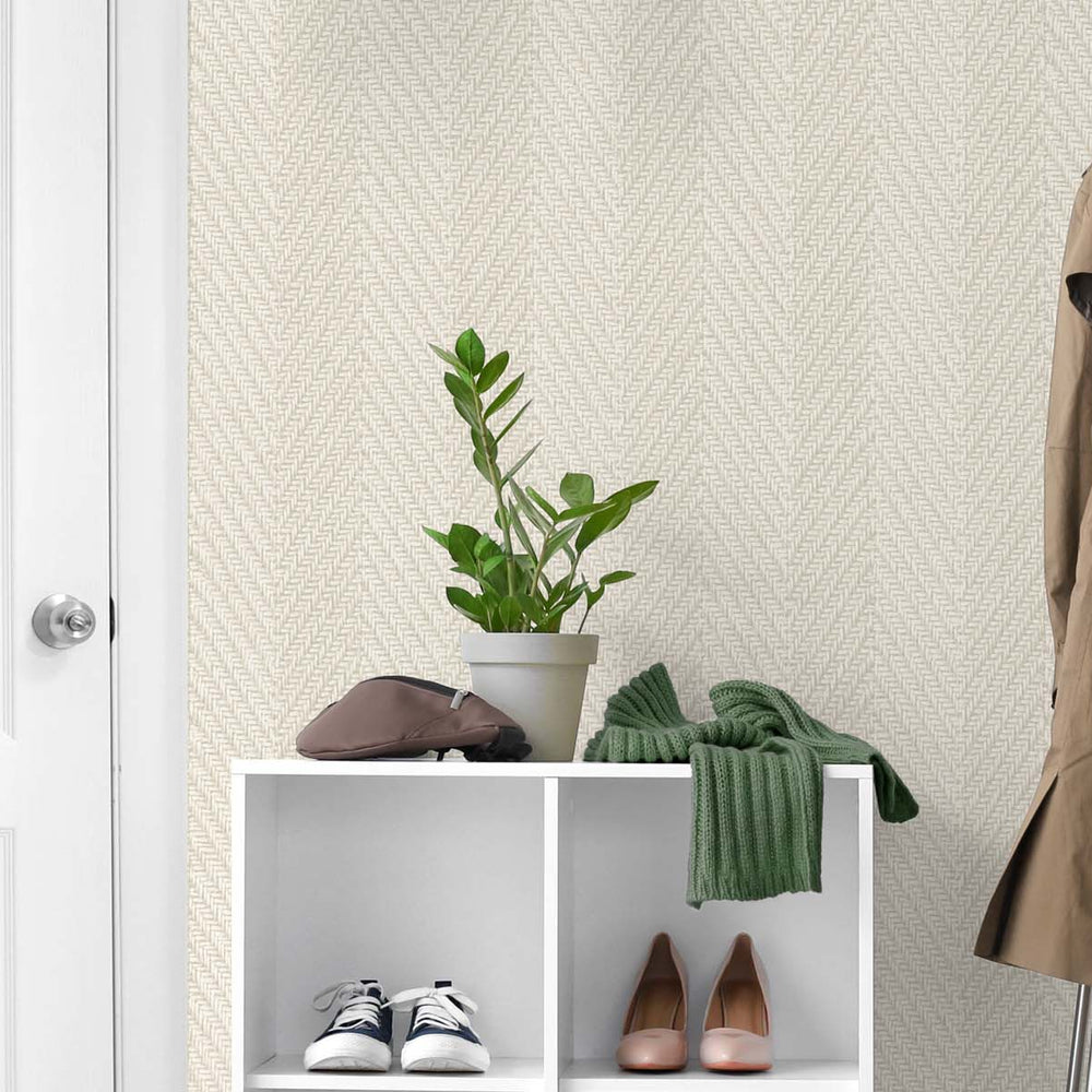 
                  
                    TG60205 knit chevron textured vinyl wallpaper entryway from DuPont Tedlar
                  
                
