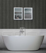 TG60206 knit chevron textured vinyl wallpaper bathroom from DuPont Tedlar