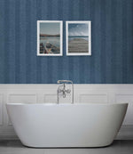 TG60217 knit chevron textured vinyl wallpaper bathroom from DuPont Tedlar