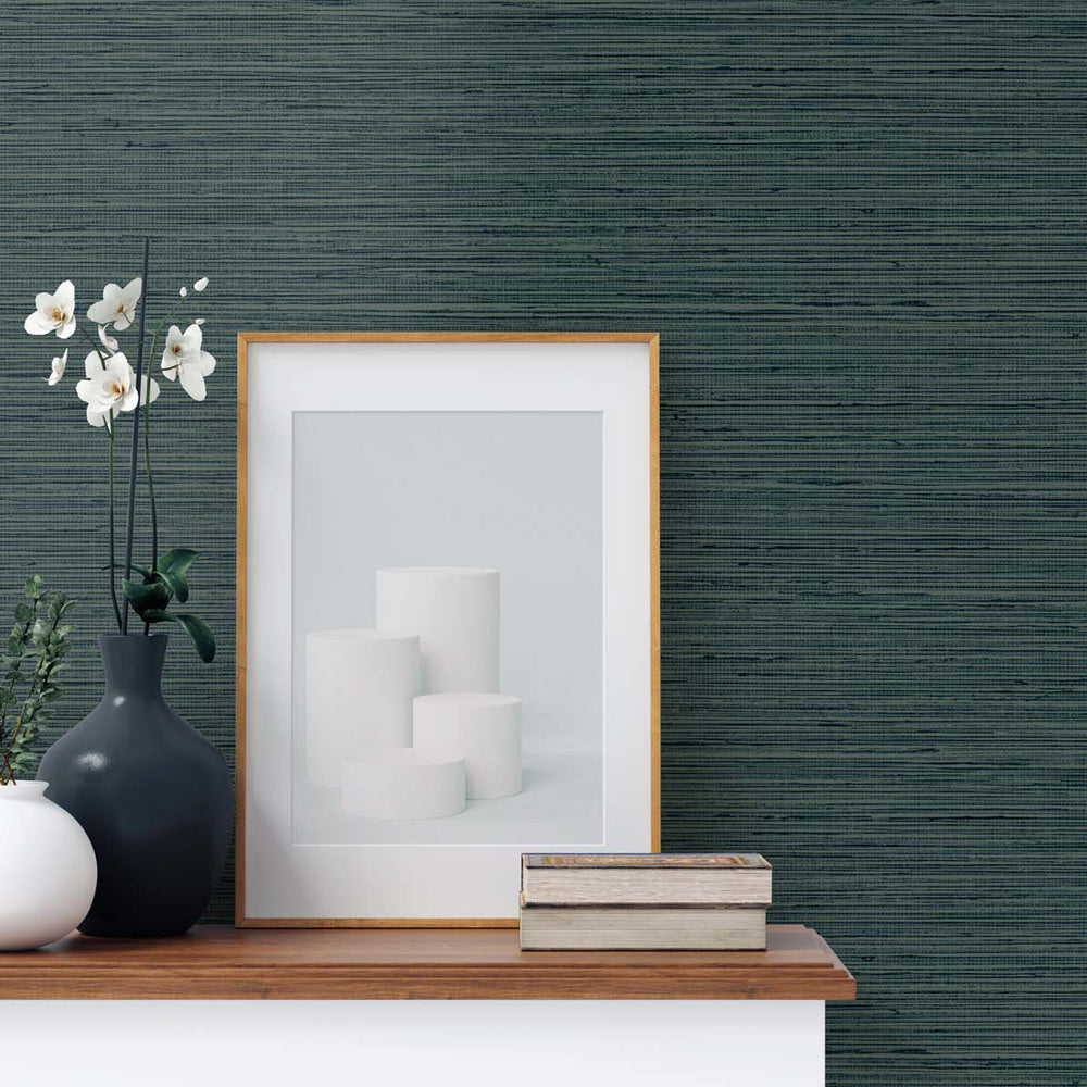 
                  
                    TG60341 faux sisal textured vinyl wallpaper decor from the Tedlar Textures collection by DuPont
                  
                