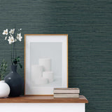 TG60341 faux sisal textured vinyl wallpaper decor from the Tedlar Textures collection by DuPont
