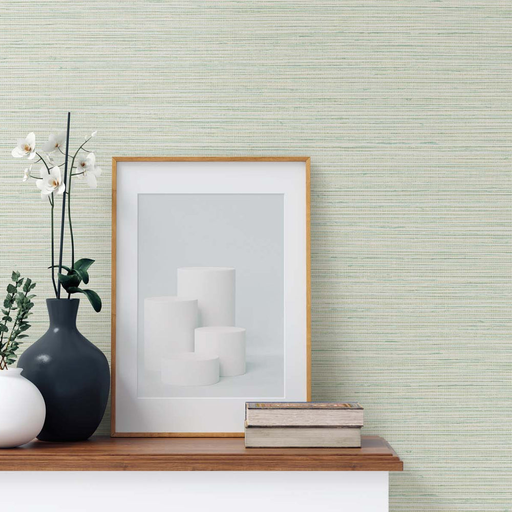 
                  
                    TG60346 faux sisal textured vinyl wallpaper decor from the Tedlar Textures collection by DuPont
                  
                