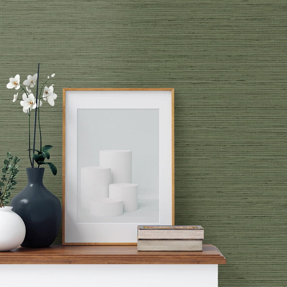 
                  
                    TG60351 faux sisal textured vinyl wallpaper decor from the Tedlar Textures collection by DuPont
                  
                