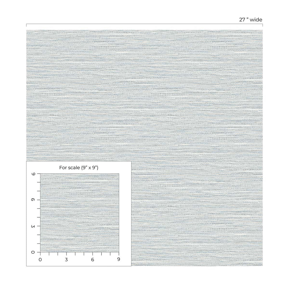 TG60404 faux jute textured vinyl wallpaper scale from the Tedlar Textures collection by DuPont