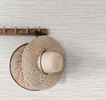 TG60406 faux jute textured vinyl wallpaper decor from the Tedlar Textures collection by DuPont
