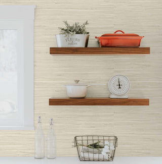 TG60527 faux grasscloth textured vinyl wallpaper kitchen  from the Tedlar Textures collection by DuPont