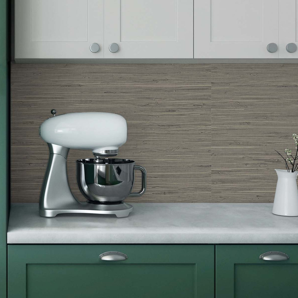 
                  
                    TG60530 faux grasscloth textured vinyl wallpaper kitchen from the Tedlar Textures collection by DuPont
                  
                