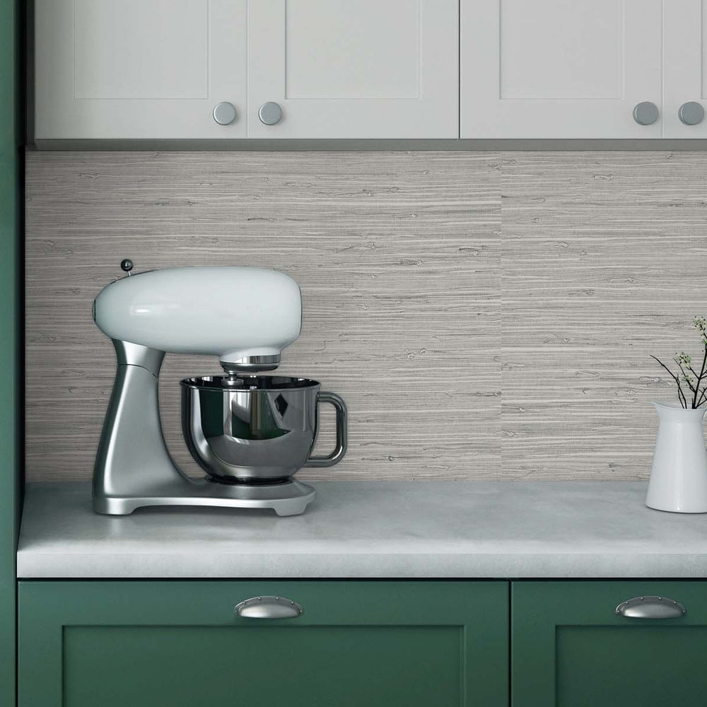 
                  
                    TG60532 faux grasscloth textured vinyl wallpaper kitchen from the Tedlar Textures collection by DuPont
                  
                