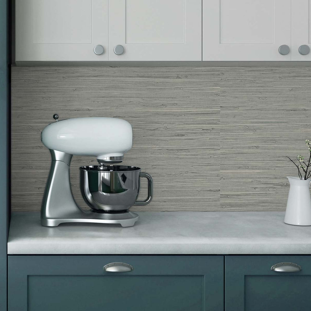 
                  
                    TG60533 faux grasscloth textured vinyl wallpaper kitchen from the Tedlar Textures collection by DuPont
                  
                