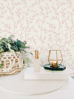 SD10516LT Burleigh delicate branches botanical wallpaper office from Say Decor