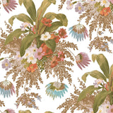 SD40012RT Barbados tropical bouquet wallpaper from Say Decor