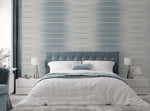 Textured vinyl wallpaper bedroom TS80602 Horizon ombre stripe from the Even More Textures collection by Seabrook Designs
