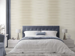 Textured vinyl wallpaper bedroom TS80605 Horizon ombre stripe from the Even More Textures collection by Seabrook Designs