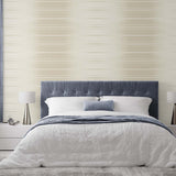 Textured vinyl wallpaper bedroom TS80605 Horizon ombre stripe from the Even More Textures collection by Seabrook Designs