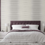 Textured vinyl wallpaper bedroom TS80608 Horizon ombre stripe from the Even More Textures collection by Seabrook Designs
