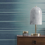 Textured vinyl wallpaper decor TS80612 Horizon ombre stripe from the Even More Textures collection by Seabrook Designs