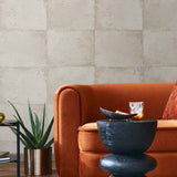 Textured vinyl wallpaper living room TS81505 faux from the Even More Textures collection by Seabrook Designs
